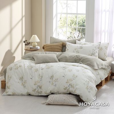 HOYACASA 雪棉絨兩用被床包組-雙人/加大(多款任選)