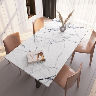 西格傢飾-簡約大理石紋矽膠桌墊80x140cm(防水/防汙/防燙/桌布/餐桌墊/茶几墊/桌墊/桌巾/滑鼠墊)