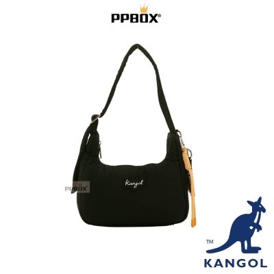 KANGOL 泡芙半月腋下包 附背帶 【66251713】 包包