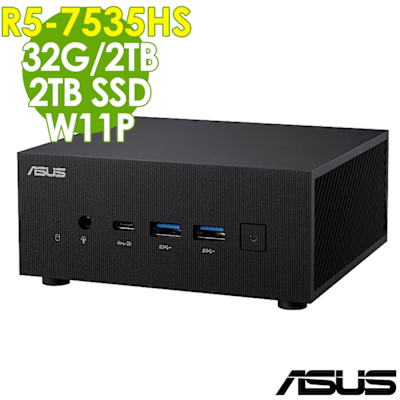 ASUS華碩 ASUS 華碩 PN53 迷你電腦 (R5-7535HS/32G/2TB+2TB SSD/W11P)