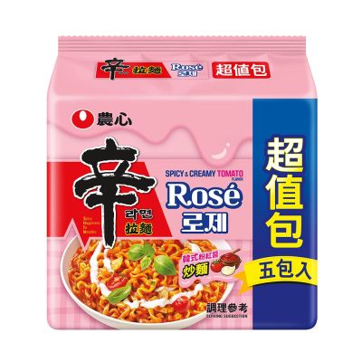 農心 辛拉麵超值包-韓式粉紅醬