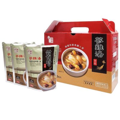 【韓味不二】人蔘雞湯禮盒(1kg*3入)
