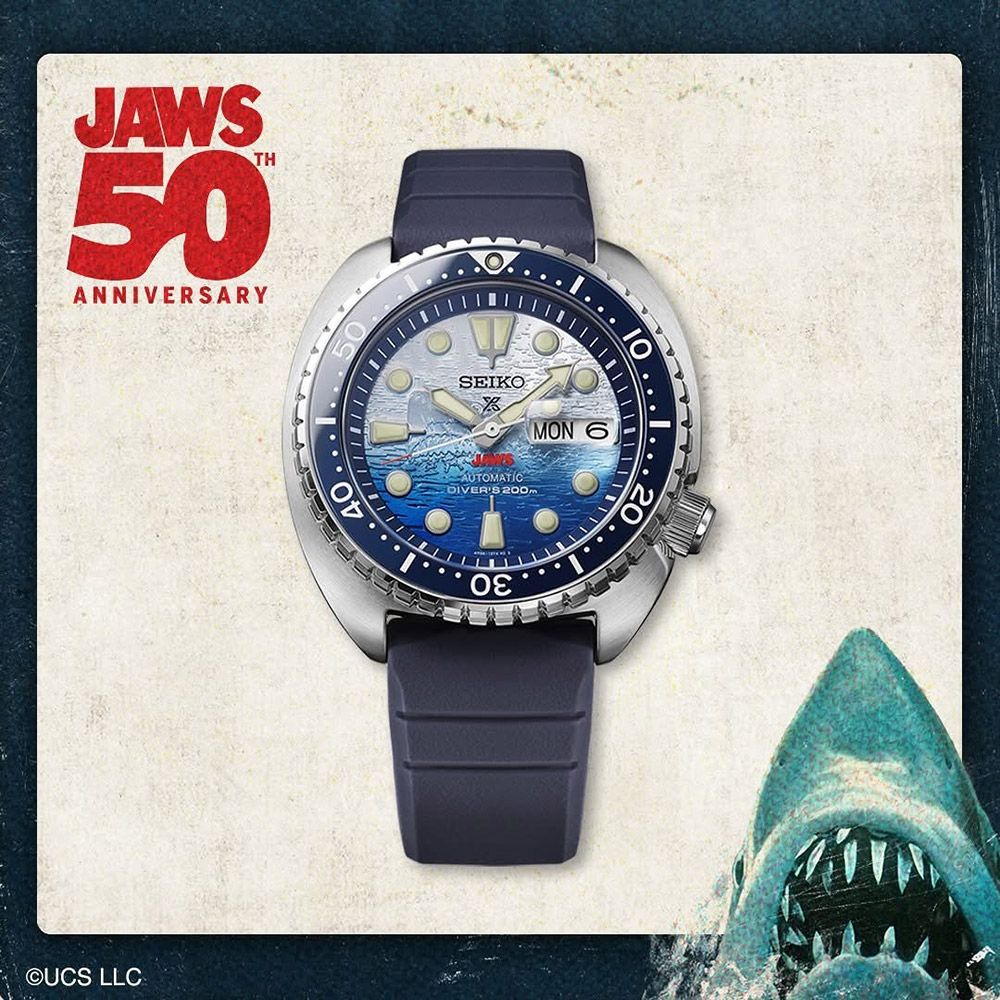 大白鯊 大白鯊出沒！SEIKO Prospex X《JAWS》50週年限量紀念錶– WATCHVIEWS