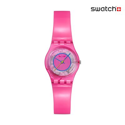 Swatch PRISMATICALLY PINK 經典手錶/男錶/女錶/瑞士製造 LP166 (25mm)