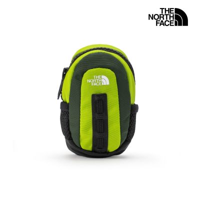 【The North Face 官方旗艦】北面男女款綠色經典Hot Shot迷你配件包｜8NR2NOB