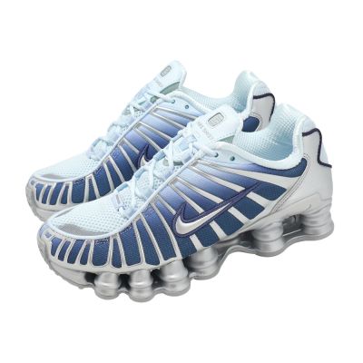 Nike 休閒鞋 Wmns Shox TL Fade 女鞋 藍 銀 復古 彈簧鞋 IH1336-403
