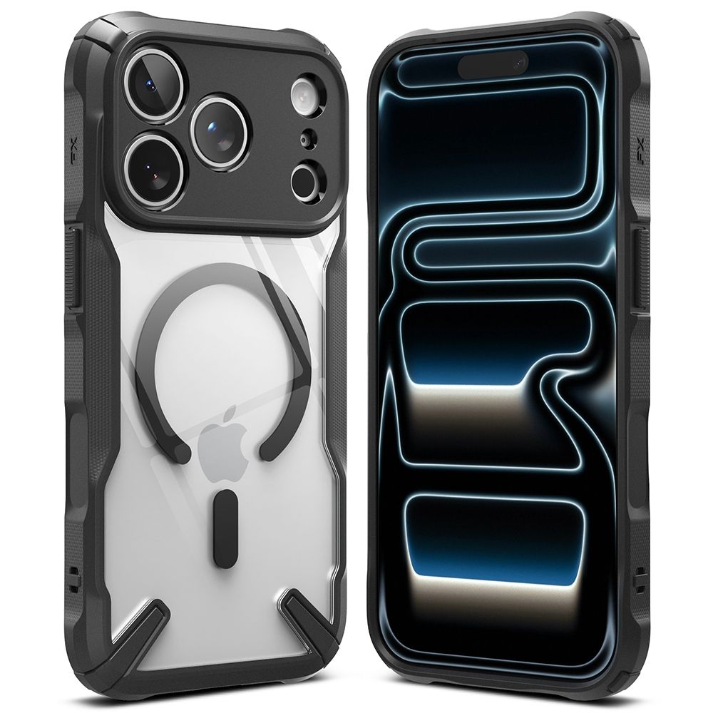 Rearth Apple iPhone 18 Pro Max (Ringke FXM) 磁吸式保護殼(黑)