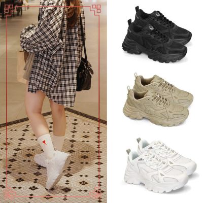 NINE WEST 品牌經典真皮 厚底老爹鞋-黑/白/卡其(多色任選)【休閒運動旅行推薦】