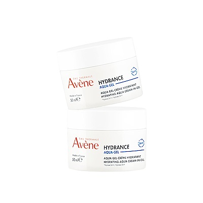 【Avene雅漾官方直營】24H保濕水凝霜50ml 二入組(多效能亮霜)