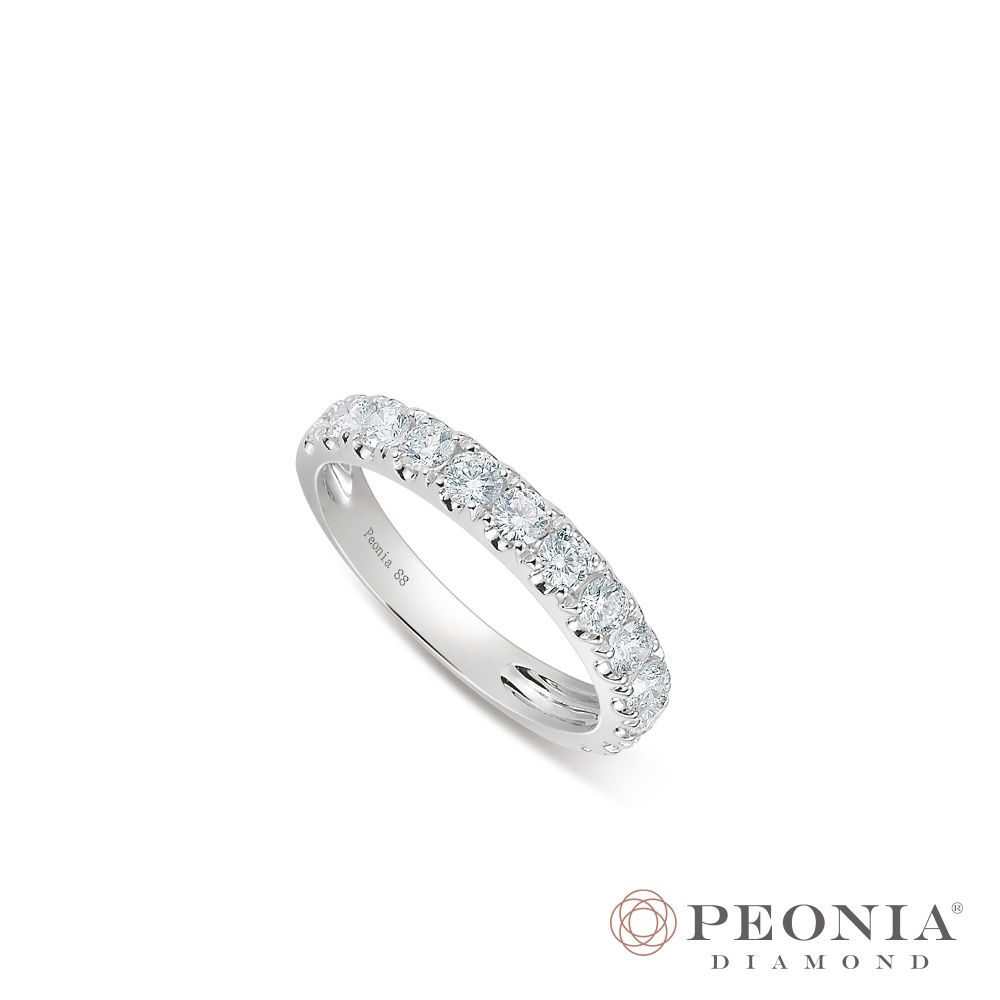 【Peonia Diamond】恆光-圓(簡約) 鑽石戒指