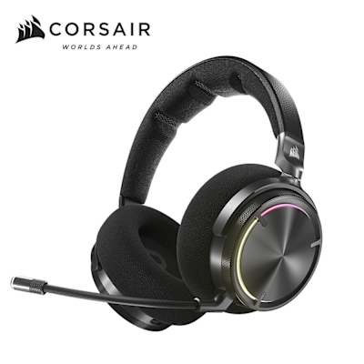 Corsair海盜船 海盜船CORSAIR VIRTUOSO MAX鑑賞家 無線耳機麥克風【碳黑】