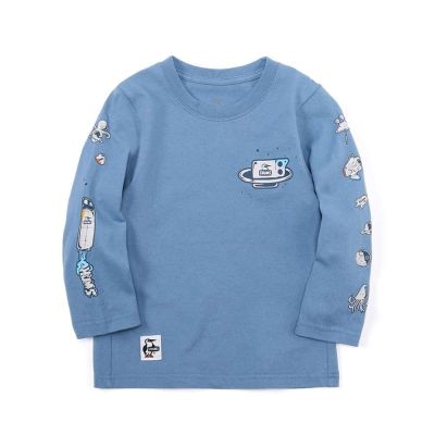 CHUMS 中大童 Kids Space Adventure Brushed L/S T長袖T恤 CH211343A002