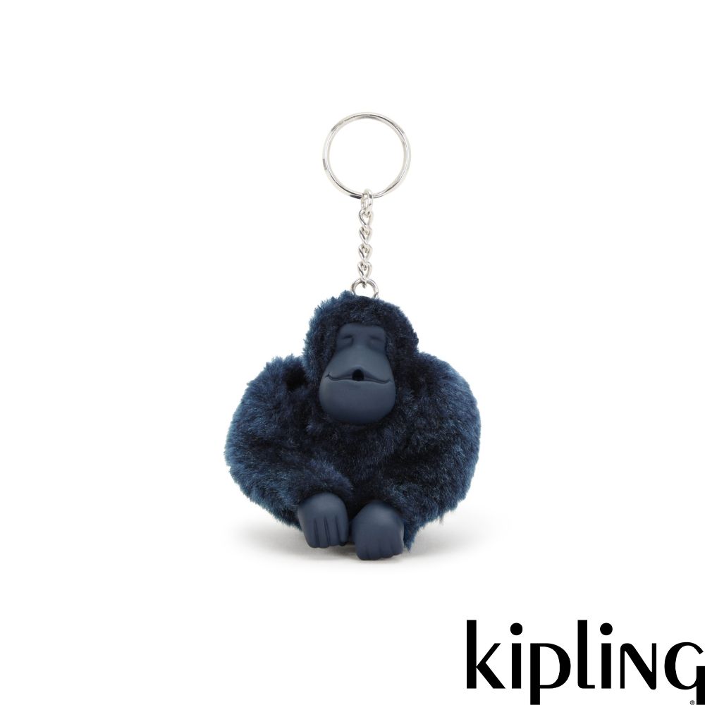Kipling 碧海深藍小猴子吊飾-MONKEYCLIP M