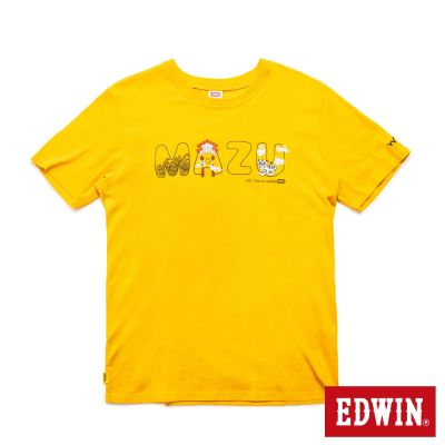 EDWIN 男裝 x 白沙屯 白沙屯媽祖聖母冠潮流短袖T恤-黃色