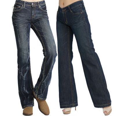 BOBSON 女款腿型修飾復古喇叭褲(多款任選)