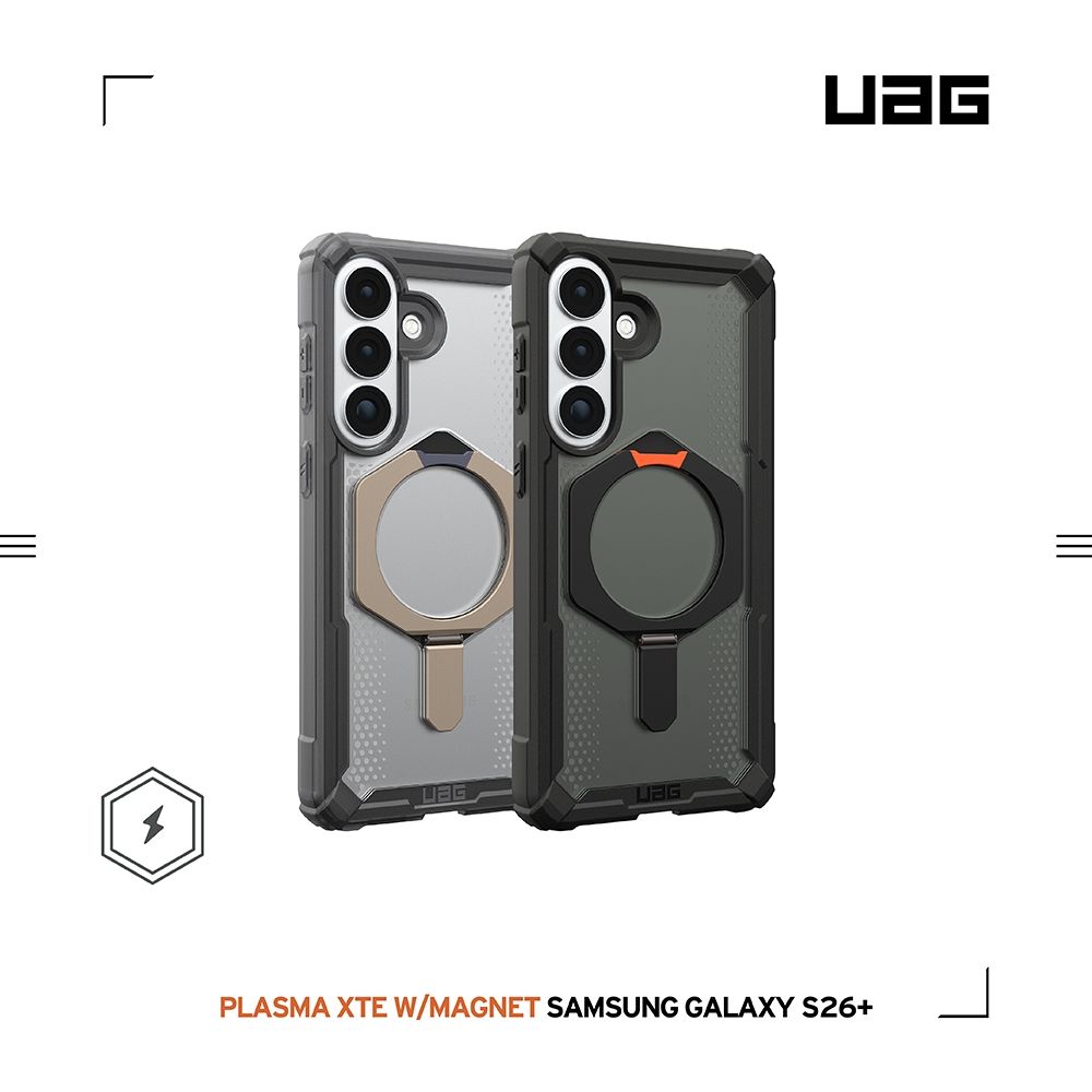 UAG Galaxy S26/S26+/S26 Ultra 磁吸耐衝擊支架經典保護殼(支援MagSafe 手機殼) (S26+ (6.7吋))