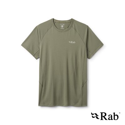 【RAB】Sonic Tee 短袖輕量抗臭排汗衣 男款 淺卡其 #QCC55