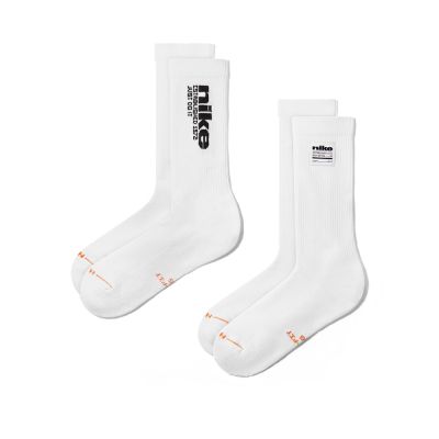 Nike Everyday Elevated 兩入 白色 速乾 透氣 運動 休閒 長襪 中筒襪 IH8525-901