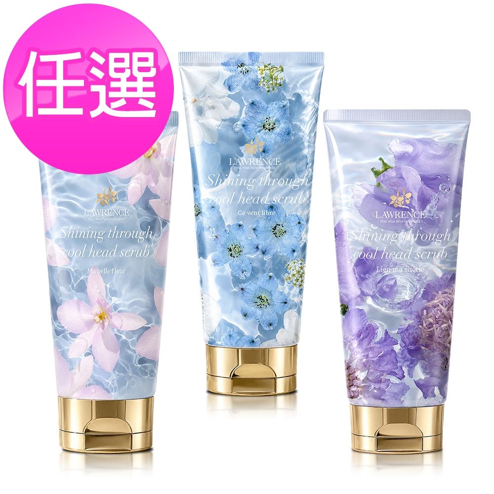 LAWRENCE 柔綸絲 香冰頭皮舒活角質蜜180g-任選
