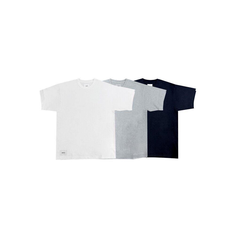 Wtaps Sign - YD / SS / Cotton 黑/白/淺灰短袖針織Tee 純棉