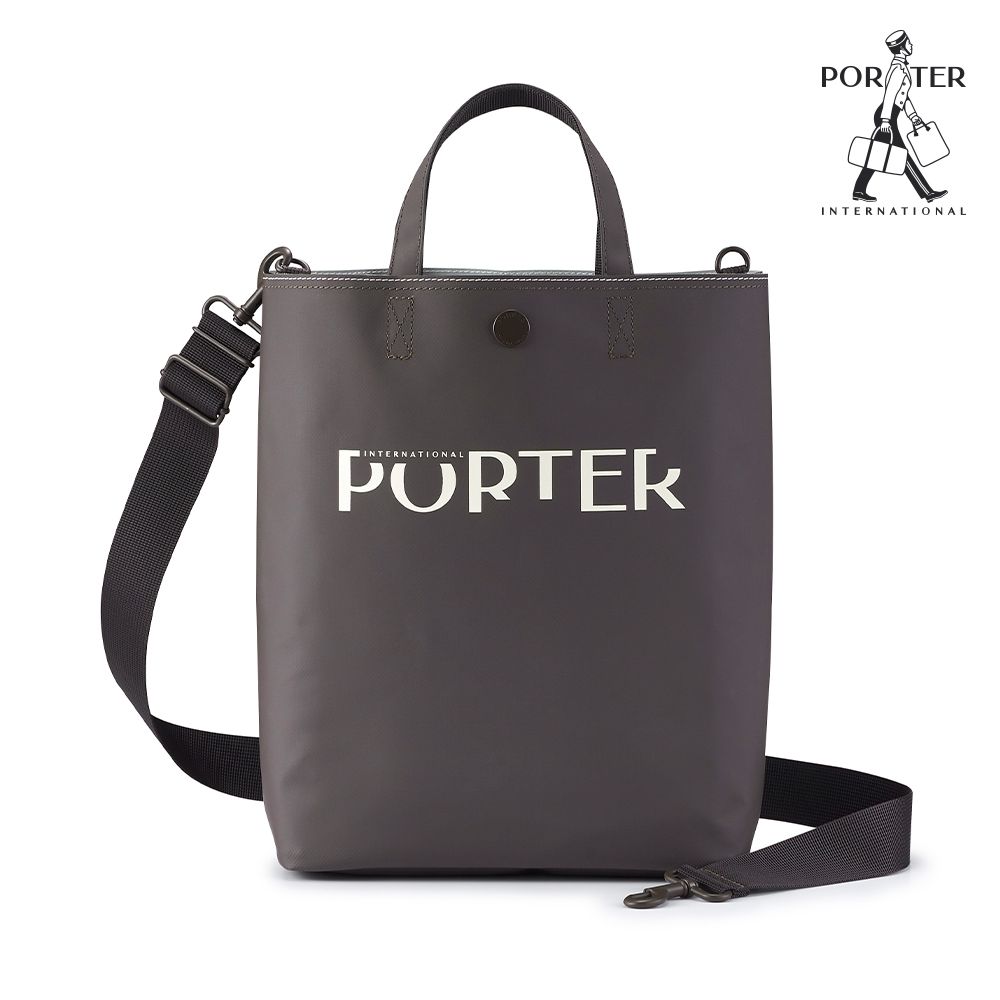 PORTER INTERNATIONAL - 復古新穎GAP托特包 - 咖啡