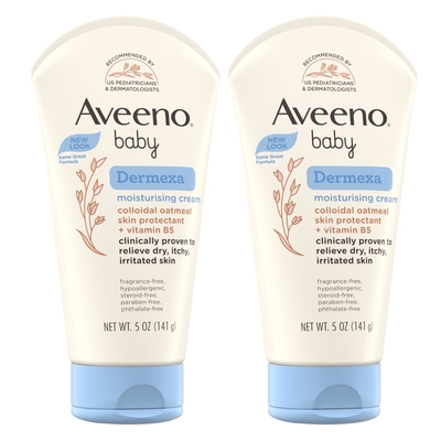 艾惟諾嬰兒燕麥益敏修護霜 141g 2入組