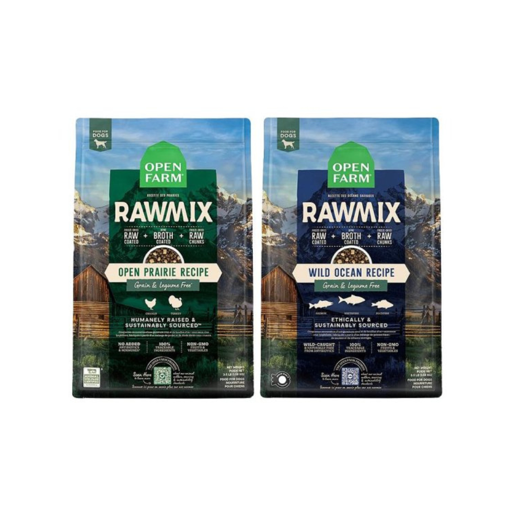 OPEN FARM開放農場-混凍乾無穀寵糧-全齡犬3.5LB(1.58KG)(買二件送寵物玩具1個隨機)（贈開放農場收納盒*1個-送完為止） | 老犬|