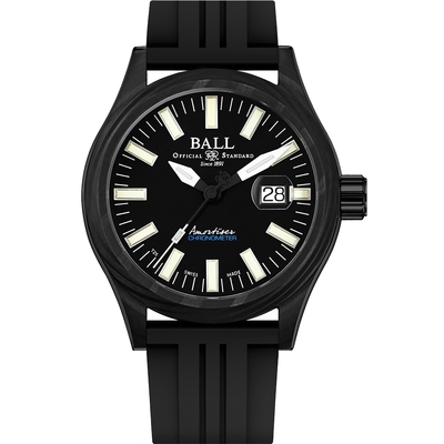 BALL 波爾 Engineer III系列 天文臺認證碳纖維機械腕錶 週年慶狂歡 送禮推薦-43mm NM3028C-P1CJ-BK