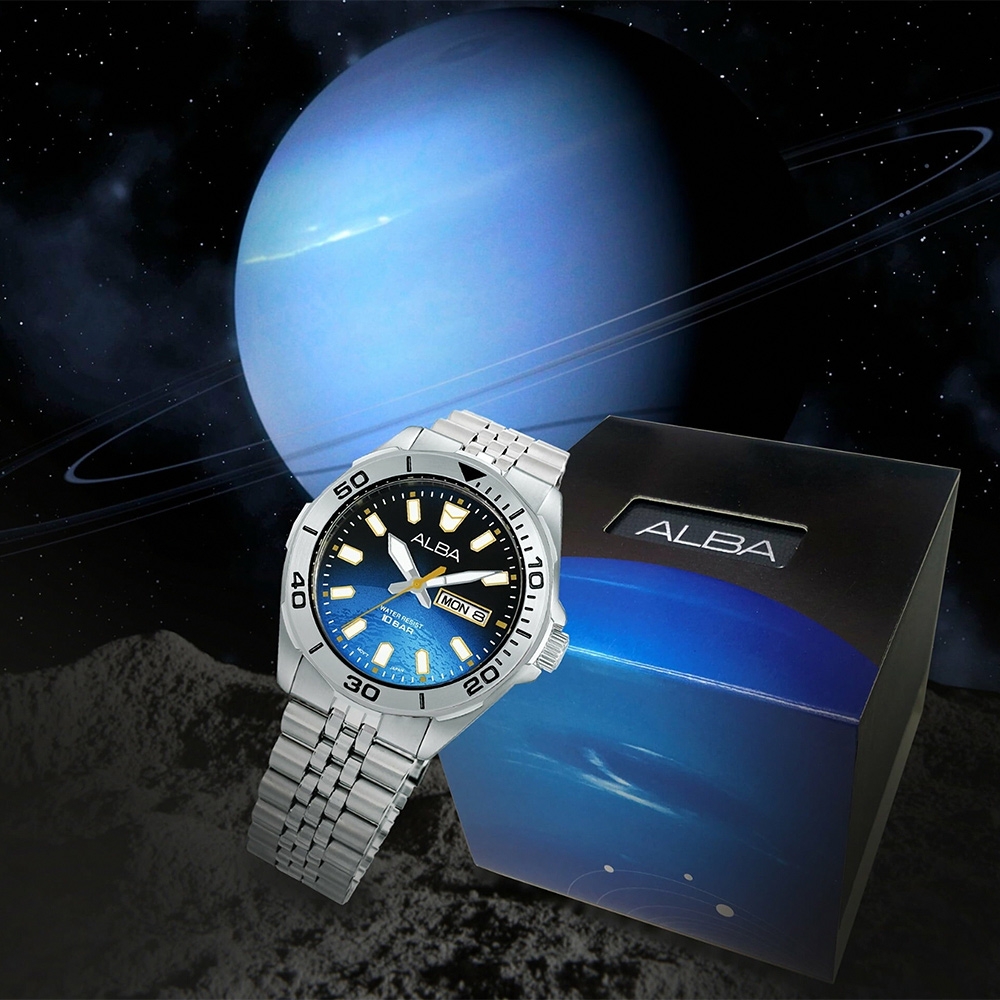 ALBA 雅柏Planet Series 星系宇航限量Neptune 海王星手錶春季換新送禮