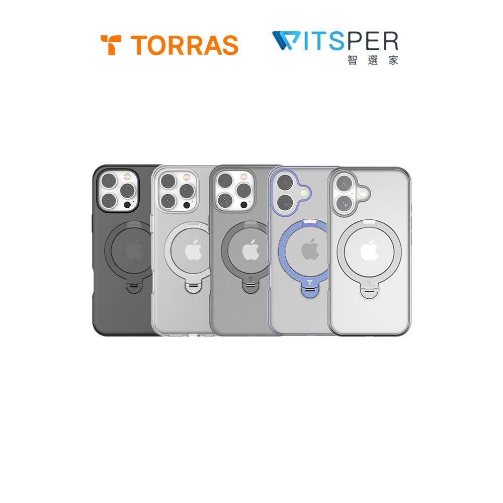 TORRAS Ostand Spin iPhone 16／16e／15／14系列MagSafe 支架防摔手機殼