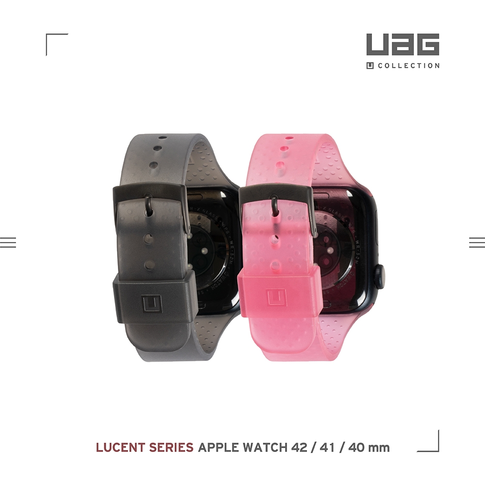 [U] Apple Watch 38/40/41/42(S10/11)mm 時尚亮透錶帶