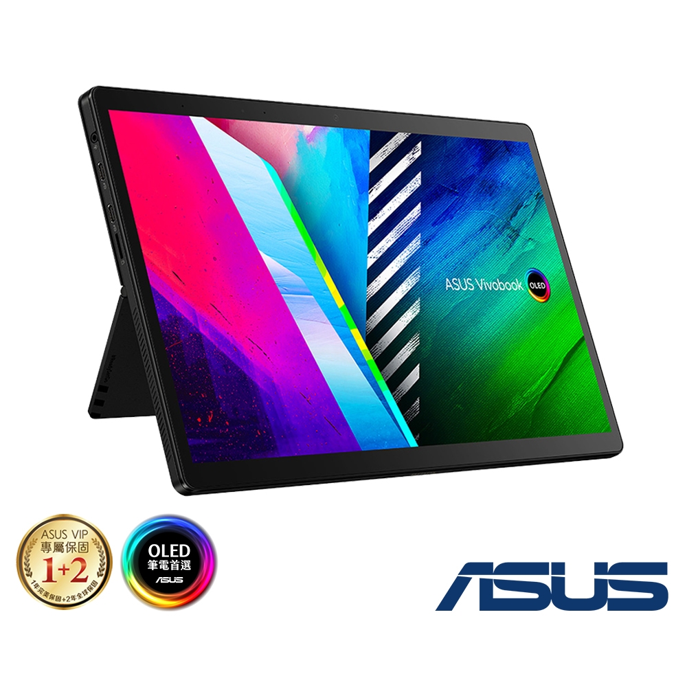 ASUS T3300KA 13.3吋平板電腦(N6000/8G/128G/Win11HS/酷潮黑/Vivobook
