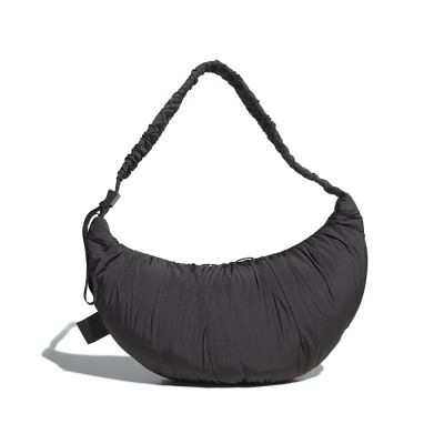 Adidas W Mh Sh Bag 黑灰色 半月包 運動 休閒 隨身 小包 斜背包 肩背包 JZ2143