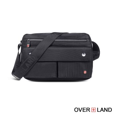 OVERLAND - 美式十字軍 - 素面掀蓋造型斜背包(大/L) - 31891
