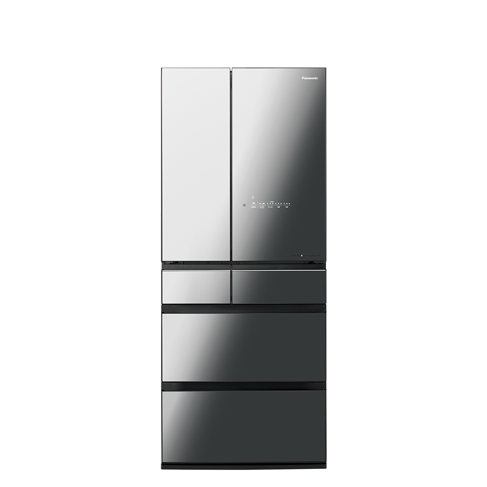 Panasonic國際牌  650公升無邊框玻璃六門變頻冰箱鑽石黑NR-F651WX-X1