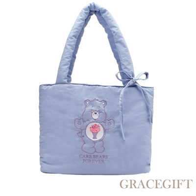 【Grace Gift】Care Bears -分享小熊澎澎刺繡空氣包 淺紫