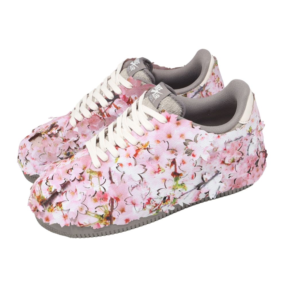 Nike 休閒鞋Air Force 1 07 PRM 男鞋粉紅櫻花可拆式AF1 IQ3472-298