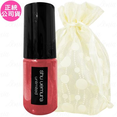 shu uemura 植村秀 無極限緋紅亮顏定妝噴霧(30ml)旅行袋組(公司貨)