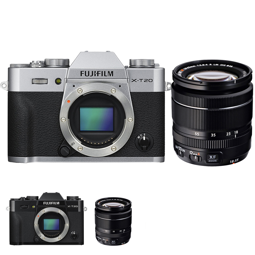 富士フイルム - FUJIFILM X-T20 XF18-55mm Amazon.com : Fujifilm X-T20 Mirrorless Digital Camera w/XF18