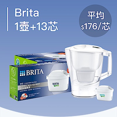 去水垢專家12入送Aluna濾水壺(含1芯)