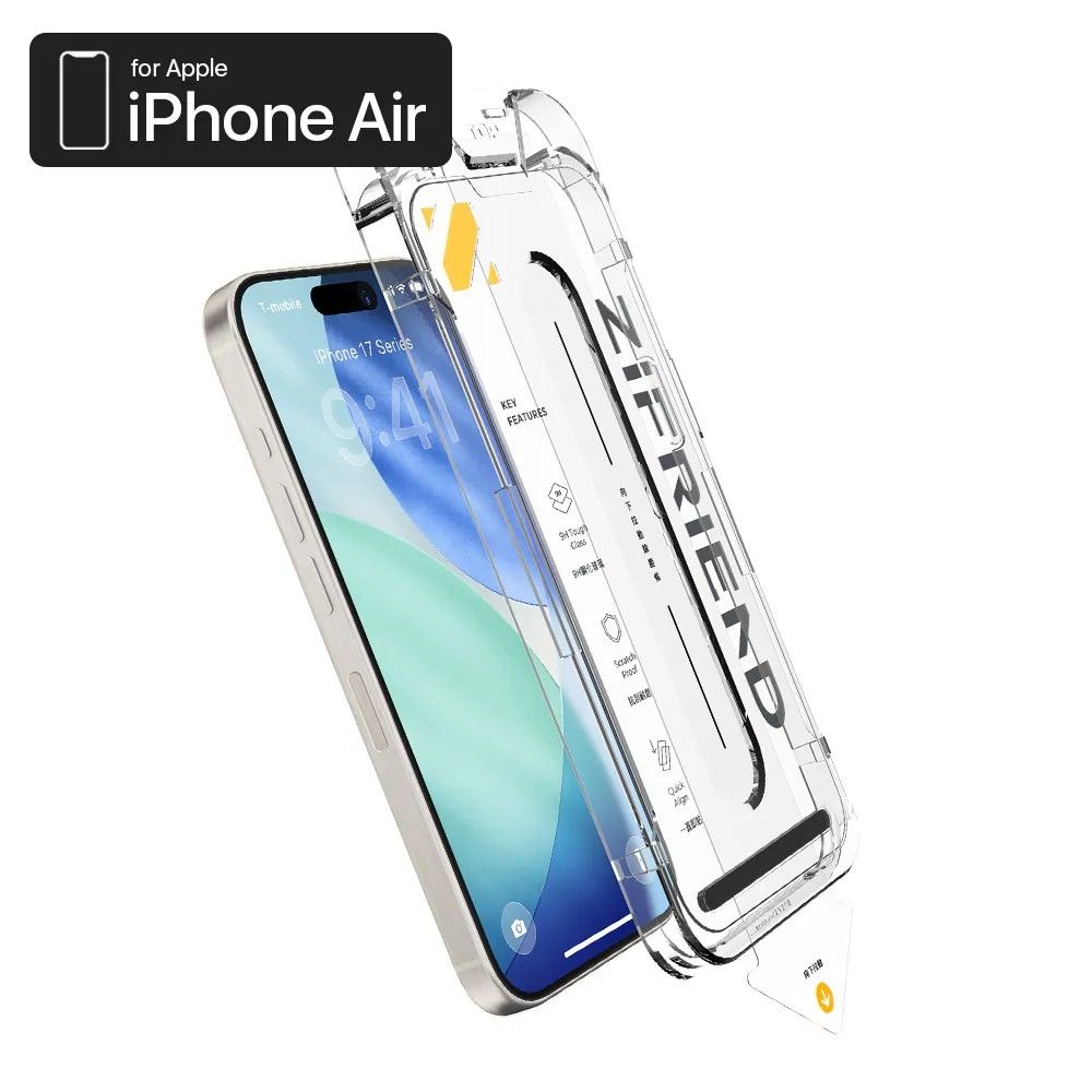 ZIFRIEND 零失敗薄晶貼 iPhone 17 Air 保護貼 ZF-I17A