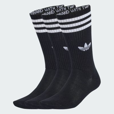 【adidas 愛迪達】 三條線中筒襪 3 雙入 男/女 - Originals JV7417