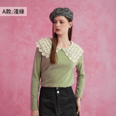 【獨家時時樂】OUWEY歐薇 熱銷針織上衣-花瓣領/短版/毛絨/縷空/荷葉款(多款任選)