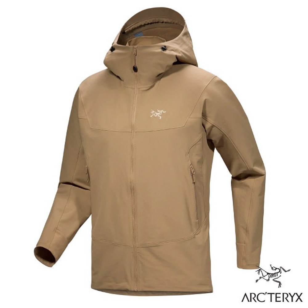 ARCTERYX 始祖鳥】男Gamma 防風雨彈力連帽軟殼外套.夾克.風衣_