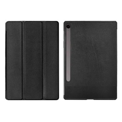 Metal-Slim Samsung Galaxy Tab S9 FE SM-X510/SM-X516 高仿小牛皮三折站立磁吸皮套