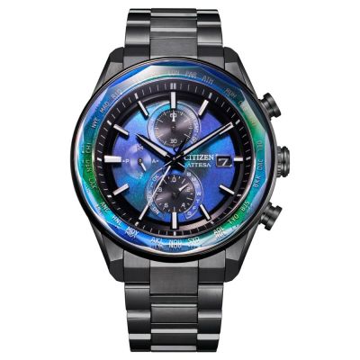 CITIZEN 星辰 ATTESA系列 鈦金屬光動能電波金屬腕錶-43.5mm(AT8314-53L)