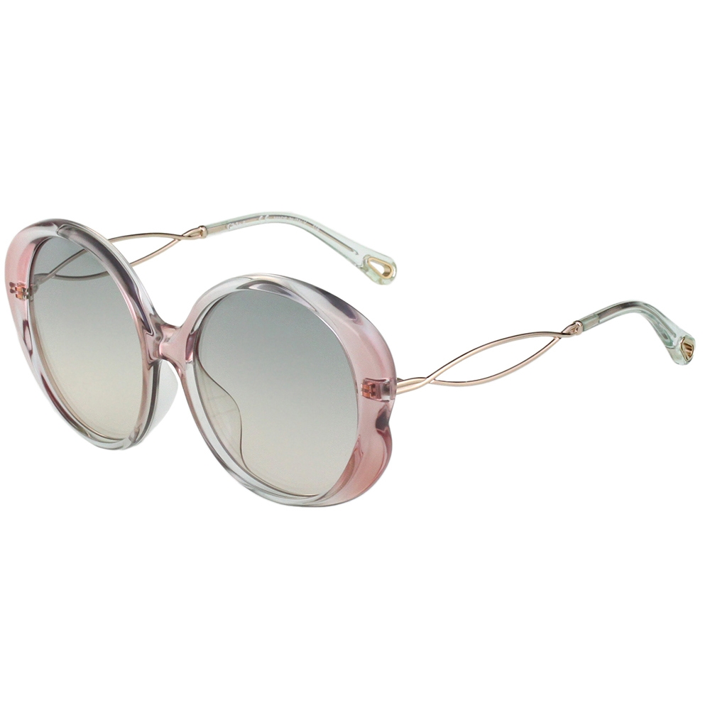 Chloe 眼鏡 CHLOE 雷朋型水銀面太陽眼鏡(金色) CE134S | 太陽眼鏡/墨鏡