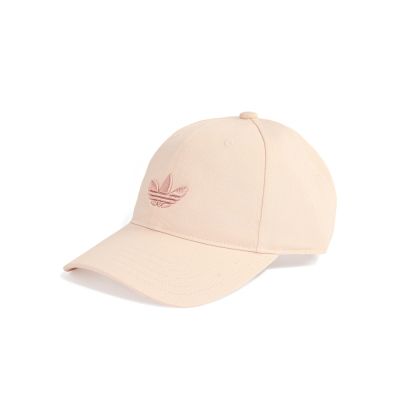 Adidas Baseball Cap Ac 粉橘色 三葉草 遮陽 運動 休閒 棒球帽 老帽 帽子 KR1659