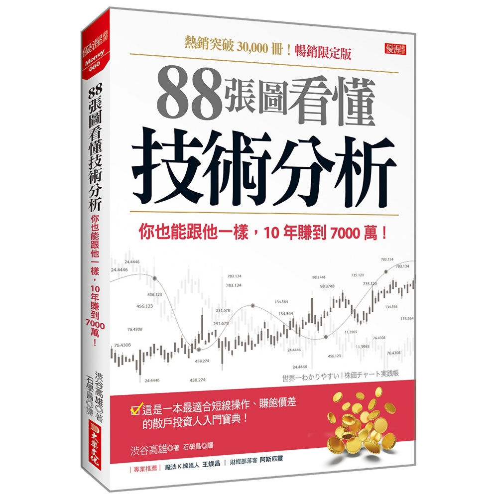 88張圖看懂技術分析：你也能跟他一樣，10年賺到7000萬！(暢銷限定版) | 股市/金融/投資理財| Yahoo購物中心