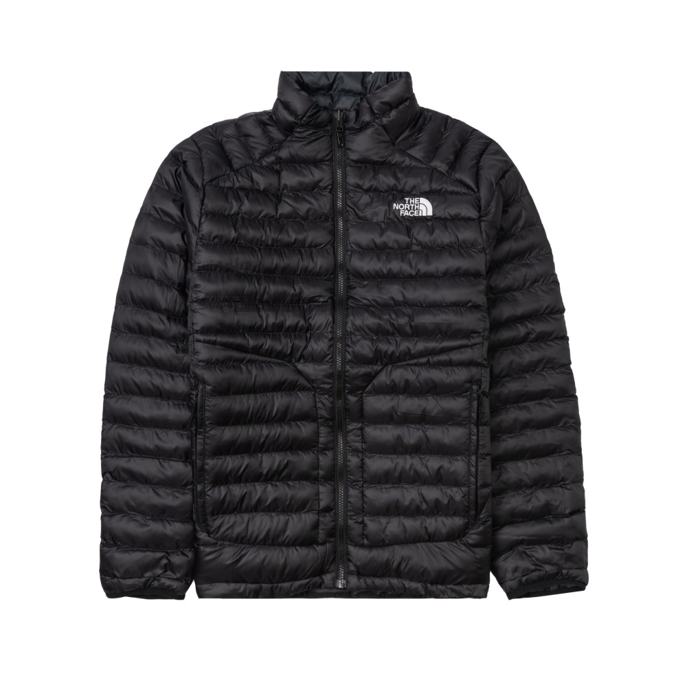 The North Face 官方旗艦】北面男款黑色防潑水舒適保暖立領鋪棉外套